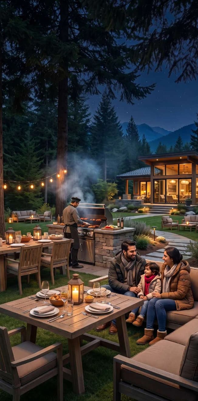 BBQ area